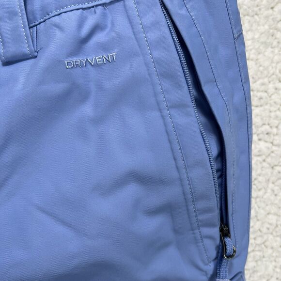 The North Face Blue Women's Freedom Snow/ Ski/ Snowboard Pants - Large Short - Picture 5 of 12